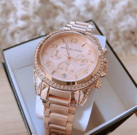 michael kors watch blair gold|Blair Rose Gold.